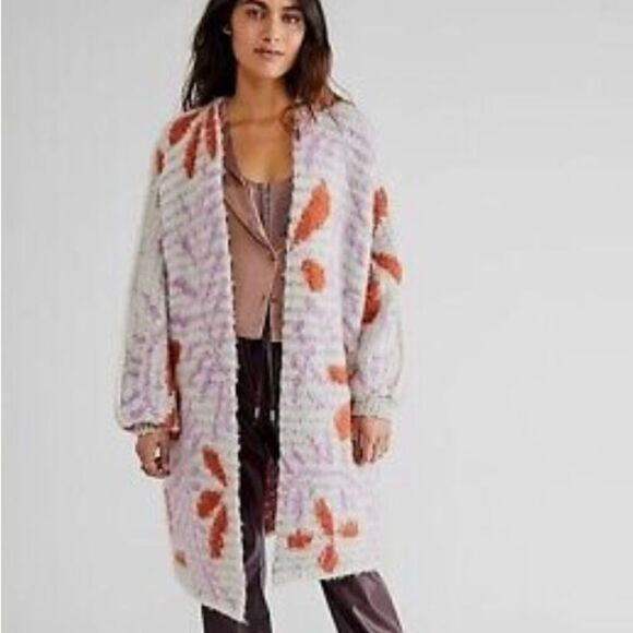 Free People Could it Be You Cardi In Lilac Spice  Combo size XS NWT
MSRP $228 - Picture 1 of 9